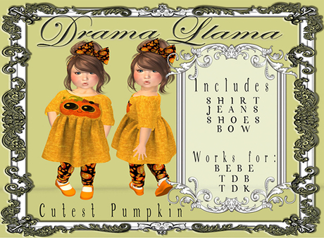 Second Life Marketplace Drama Llama Cutest Pumpkin